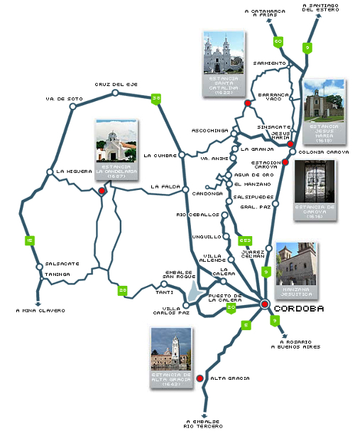 camino de las estancias, córdoba